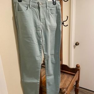 american eagle jeggings cropped size 10